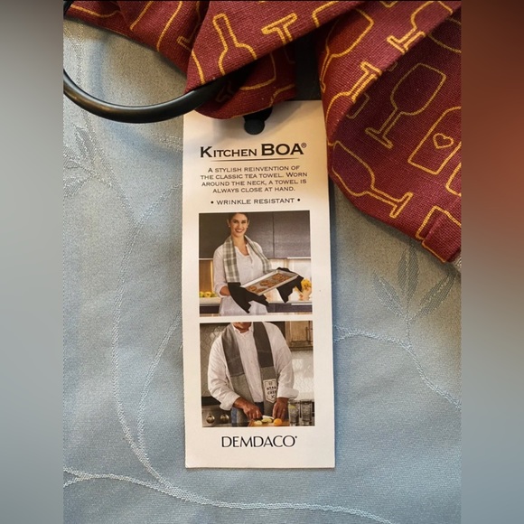 DEMDACO BOA Kitchen Towel Love and Wine Two Things We Never Run Out Of NWT - Picture 4 of 4